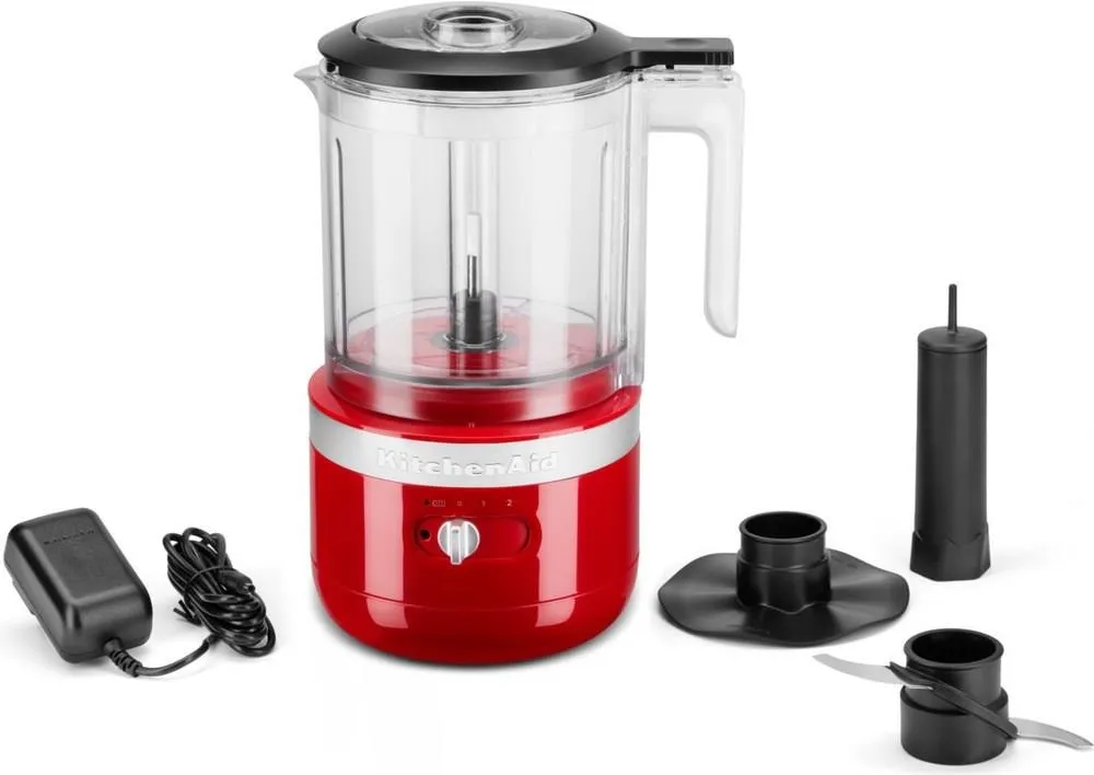 Мини-комбайн кухонный KitchenAid Cordless 5KFCB519EER, красный