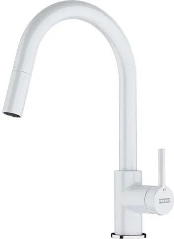 Кухонный кран Franke Lina pull-out 115.0626.081, белый полярный