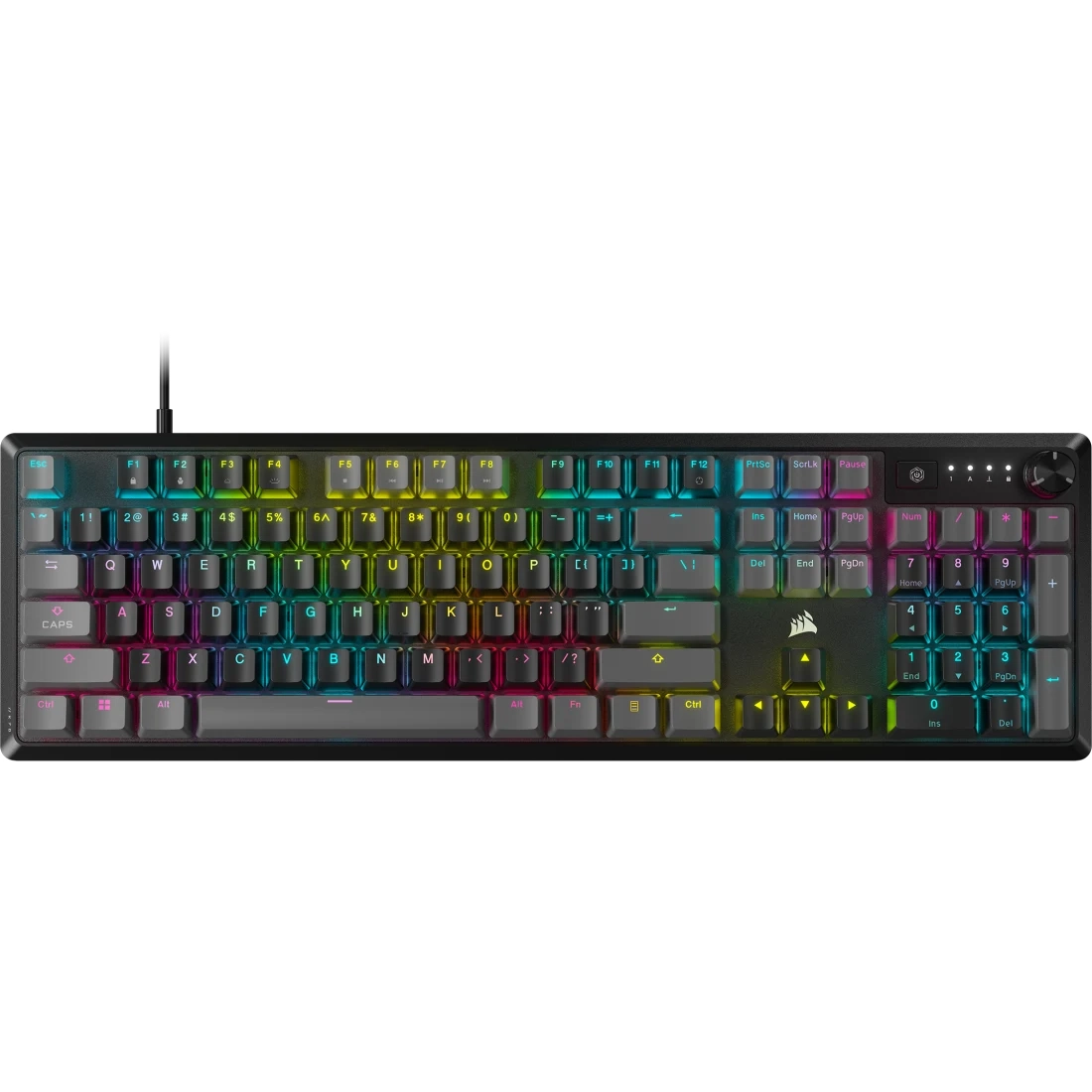 Игровая клавиатура Corsair K70 Core RGB CH9109B1ENA, черная