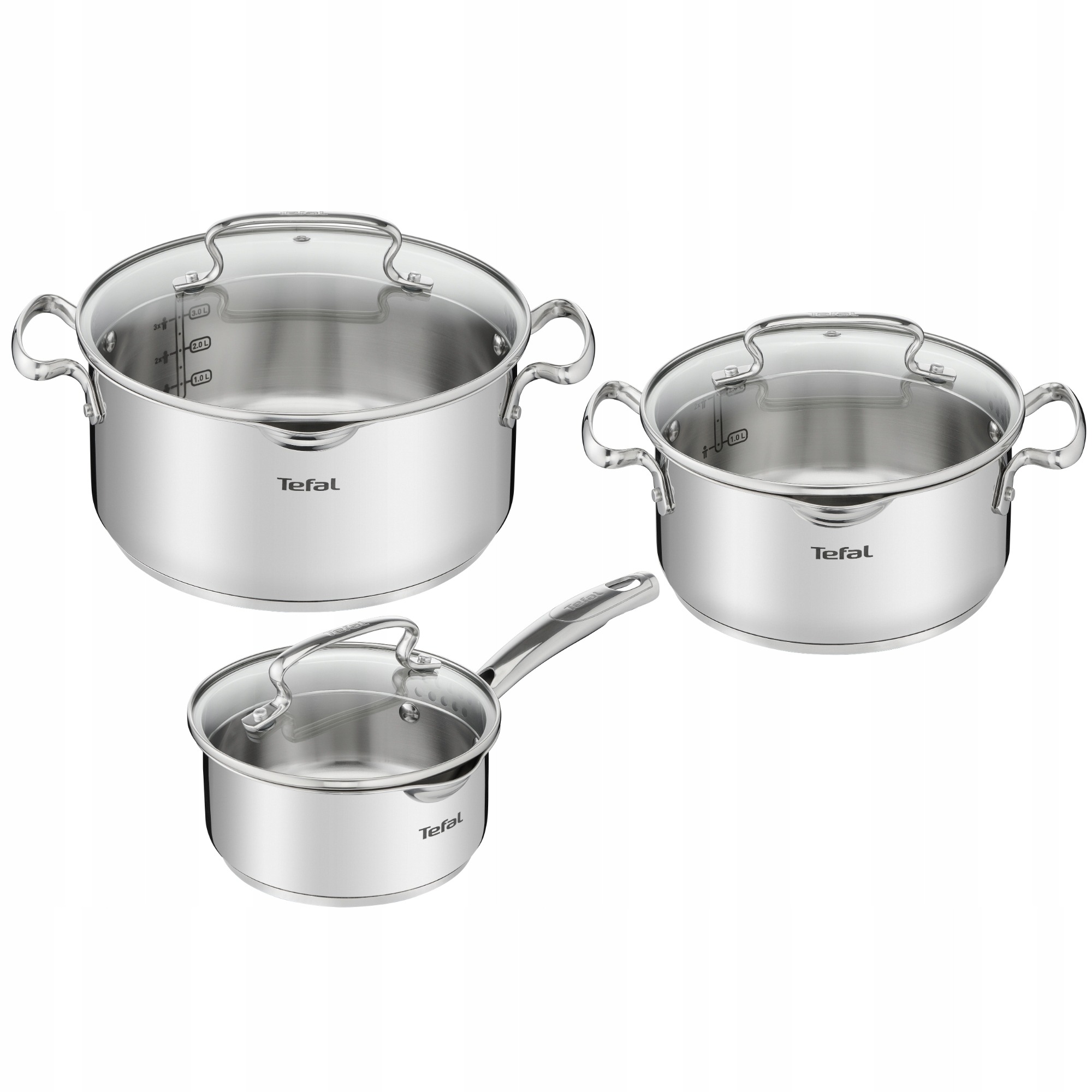 Tefal Набор посуды для приготовления "DUETTO+", 3 предм.
