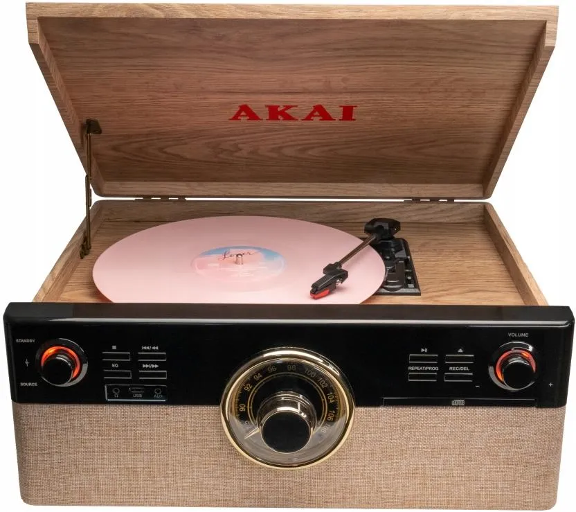 Проигрыватель винила Akai ATT-300CC Brown