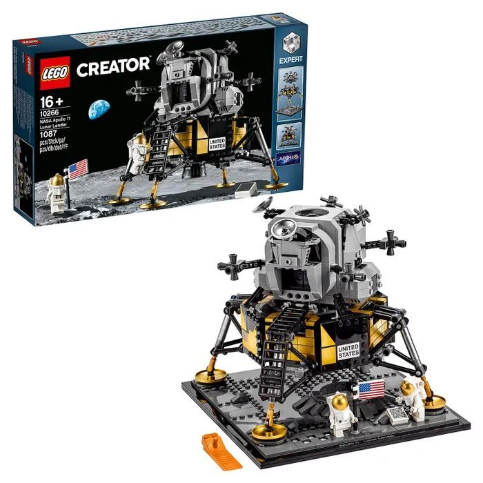 Конструктор Lego Creator Expert 10 Series Лунный модуль корабля Апполон 11 наса 10266