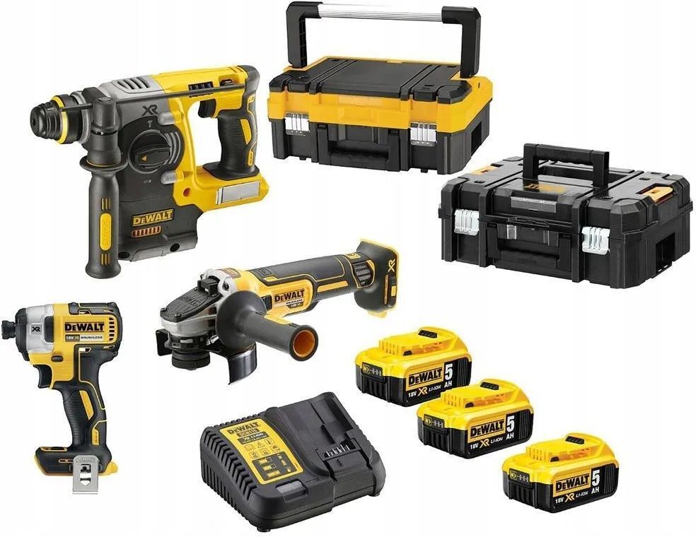 Набор аккумуляторных инструментов DeWALT DCK305P3T, с АКБ и ЗУ
