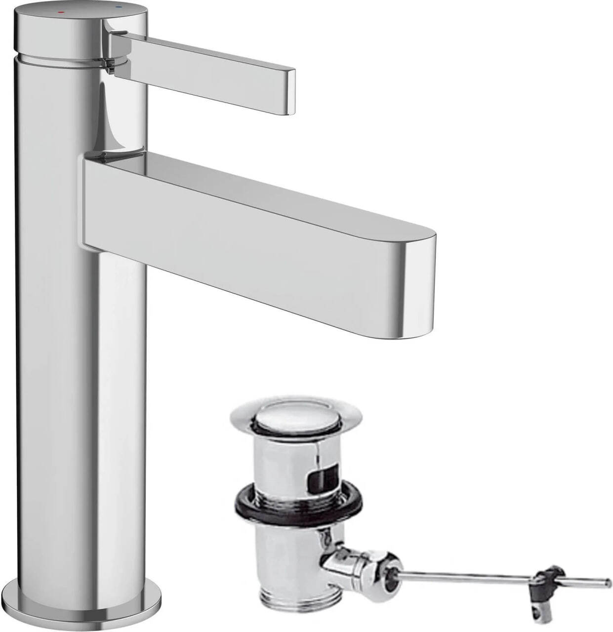 Смеситель для раковины Hansgrohe Finoris Comfortzone 110 139мм 76020000 Хром
