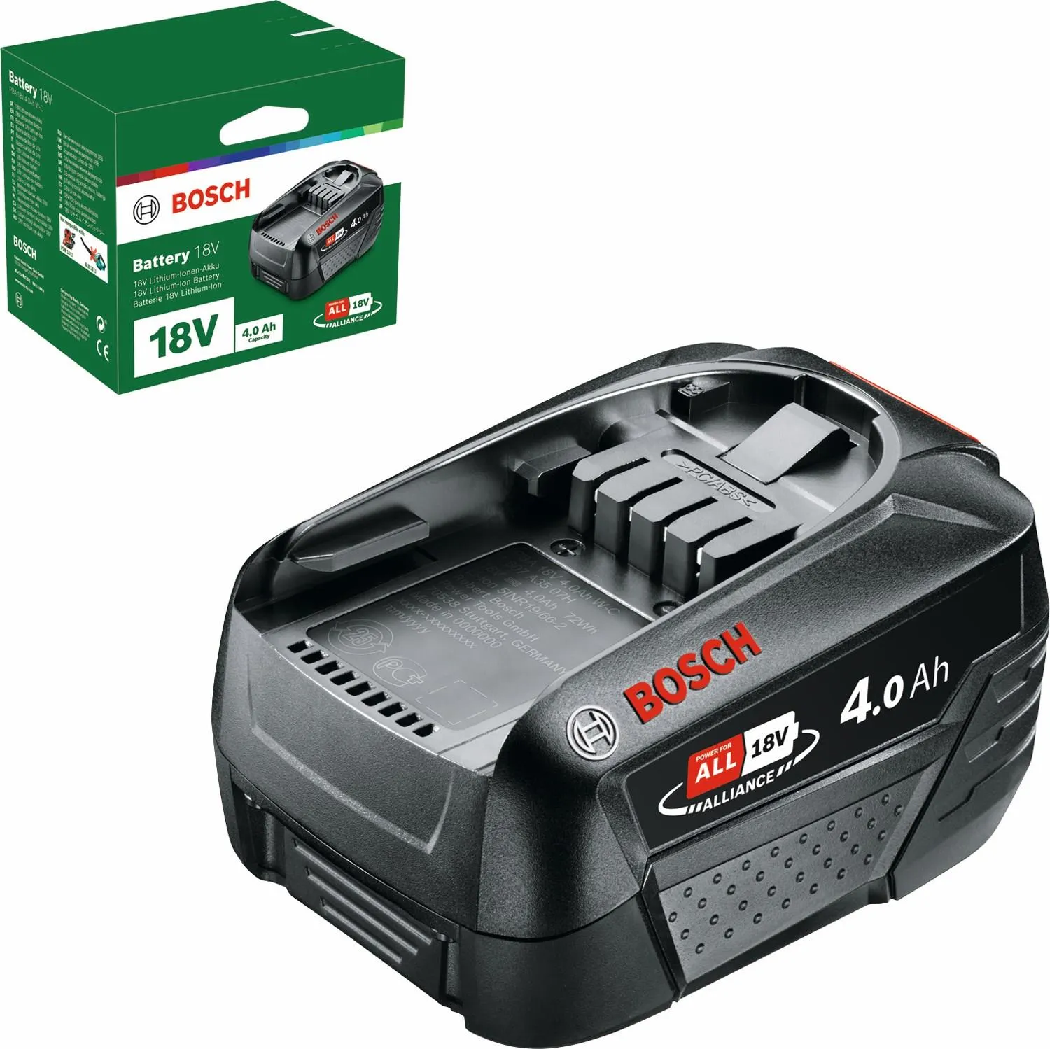 Аккумулятор Bosch PBA 18V W-C 1600A011T8 4А·ч