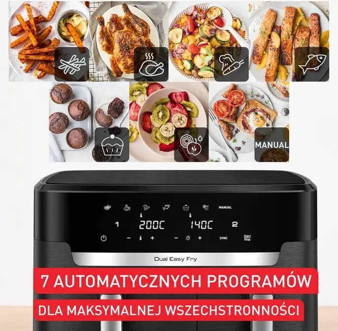Аэрогриль Tefal Dual Easy EY9428E