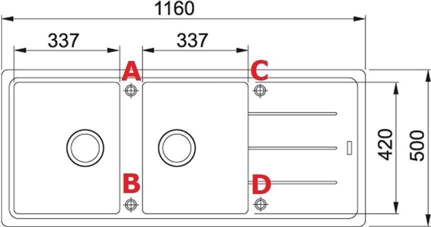 Кухонная раковина Franke Basis BFG 621 114.0367.616, белый полярный