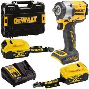 Аккумуляторный гайковерт DeWalt DCF921P2LRTQW с 2 АКБ 5 Ач и ЗУ, в кейсе