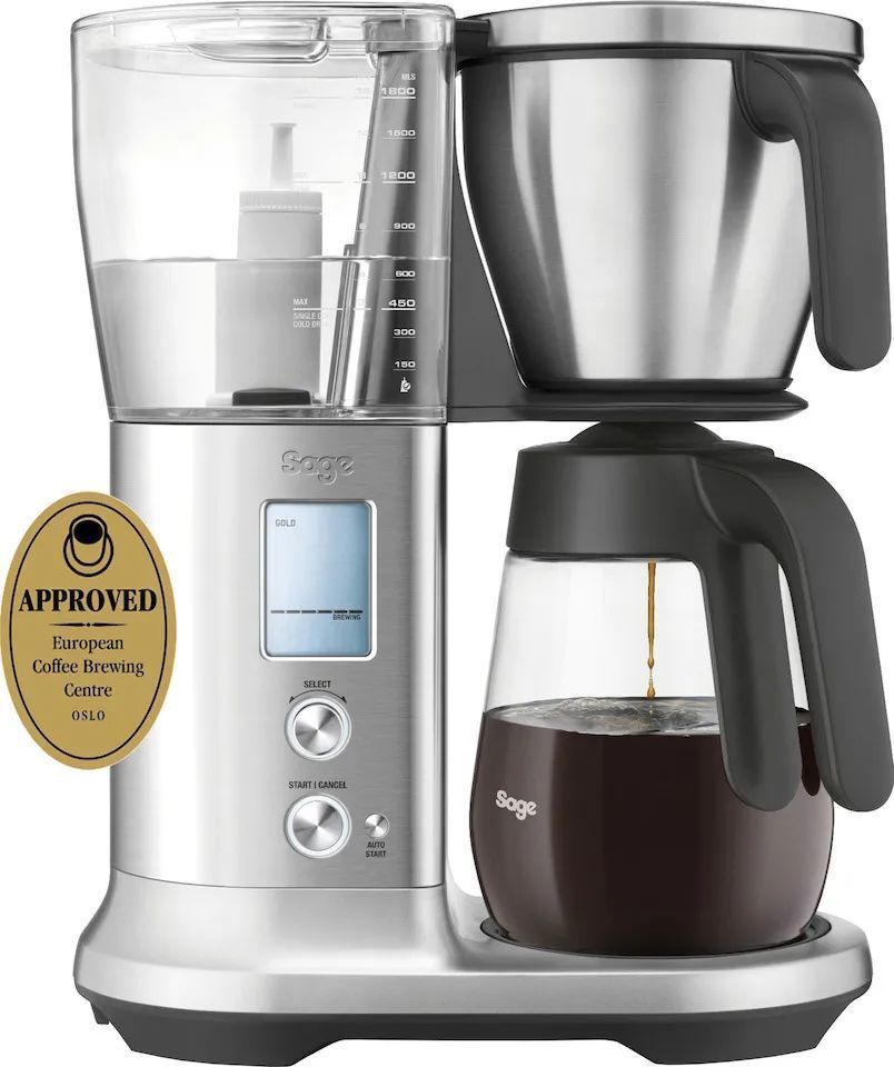 Кофеварка гейзерная электрическая Sage SDC 400 BSS, серебристый