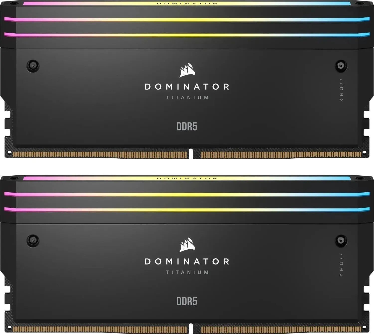 Оперативная память Corsair Dominator Titanium RGB, DDR5, 96 GB, 6600MHz, CL32 (CMP96GX5M2B6600C32)