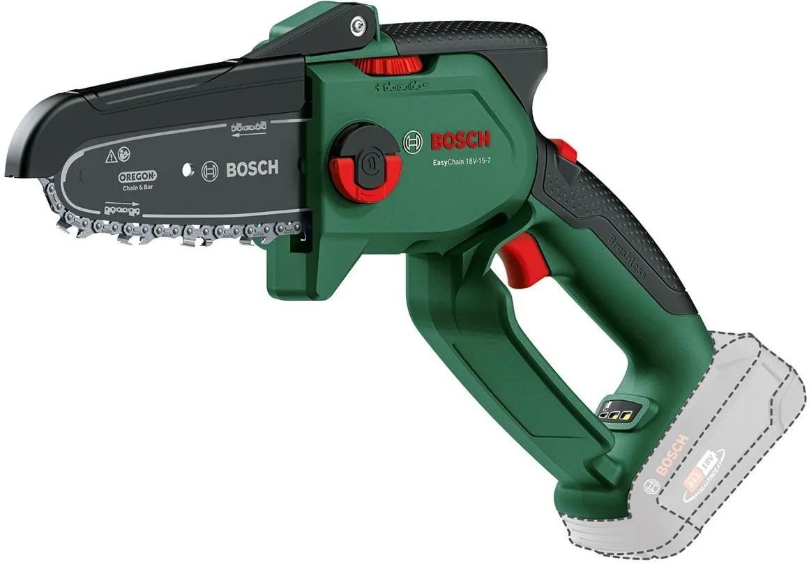 Аккумуляторная цепная пила Bosch EasyChain 18V-15-7 (06008B8901)