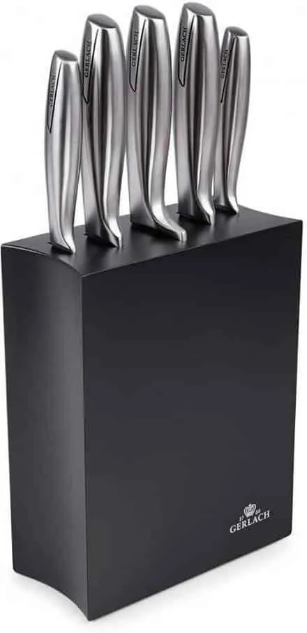 Набор ножей Gerlach Modern 993M в чёрном блоке