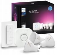Комплект умных ламп Philips Hue White and Color Ambiance GU10 Starter Kit BT 400лм