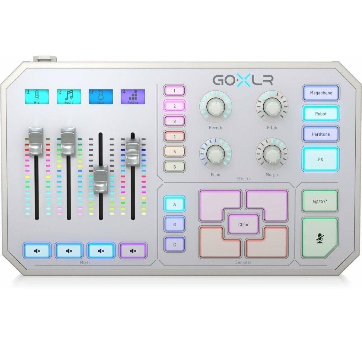 Внешняя звуковая карта TC-Helicon Go XLR, белый