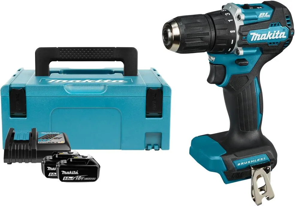 Дрель-шуруповерт аккумуляторная Makita DDF487RTJ