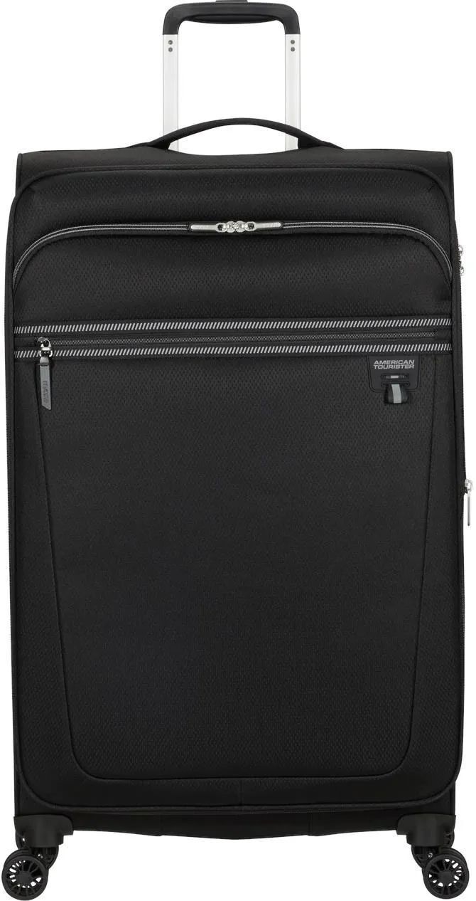American Tourister Aerospin Чемодан 80 см, раздвижной, черный 116л
