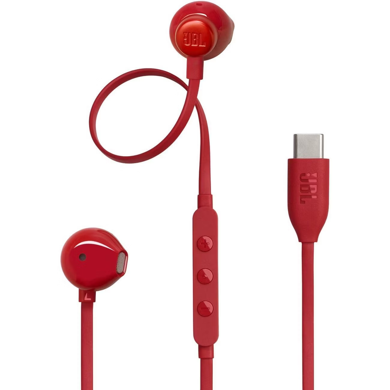 Проводные наушники JBL Tune 305C USB-C (JBLT305CRED), красный