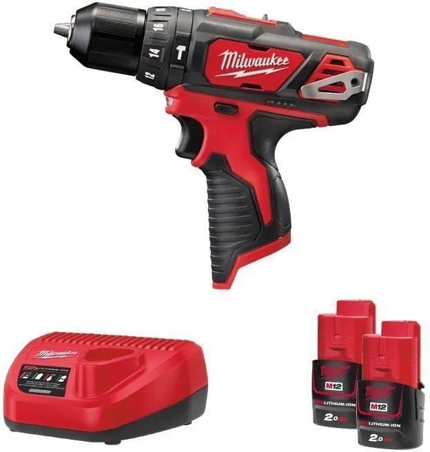 Дрель-шуруповёрт Milwaukee M12 BPD-202C 1 2.0 Ah и ЗУ 4933441940