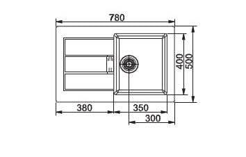 Кухонная раковина Franke Sirius SID 611-78 114.0494.851, вулкан