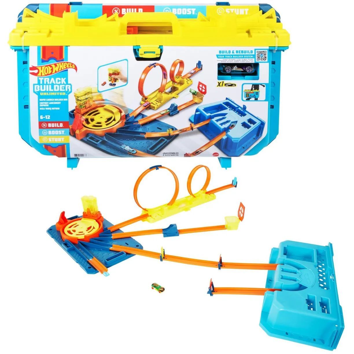 Игровой набор Hot Wheels конструктор Турбо Лаунчер GVG11