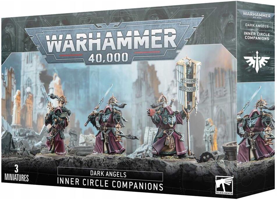 Набор миниатюр Games Workshop Warhammer 40k Dark Angels Inner Circle Companions
