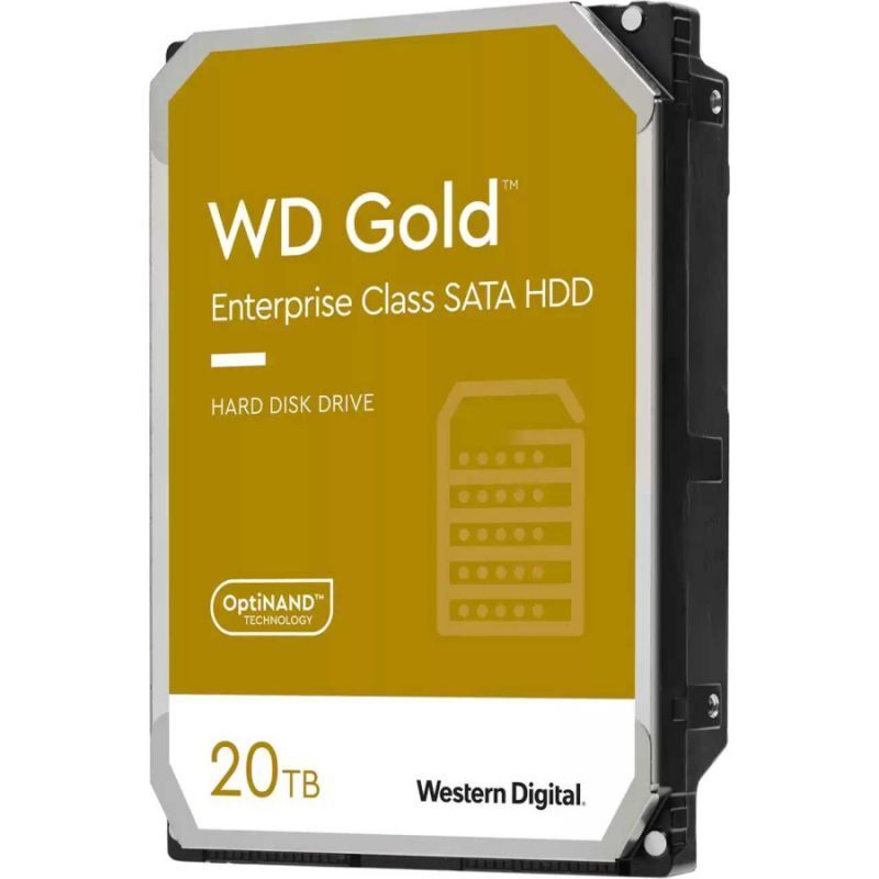 Жесткий диск WD GOLD WD201KRYZ 20ТБ 3,5" 7200RPM 512MB 512E (SATA-III)