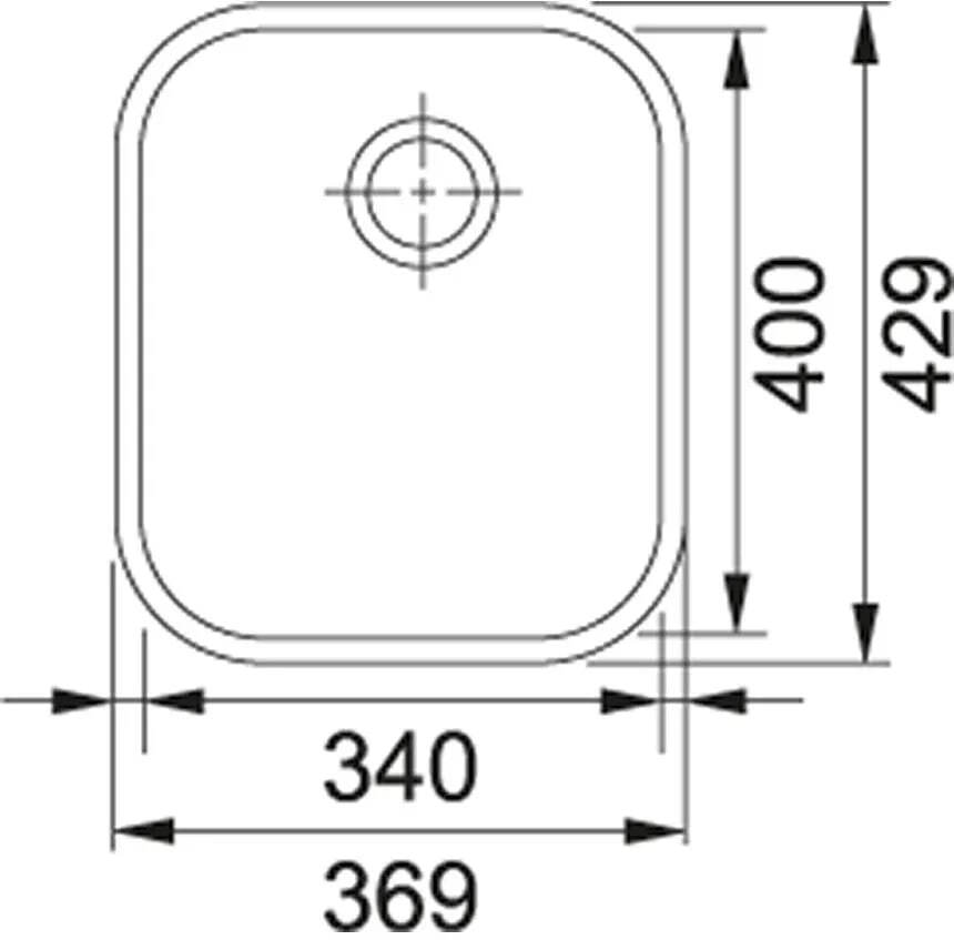 Кухонная раковина Franke Armonia AMX 110-34 122.0021.444, нержавеющая сталь матовая