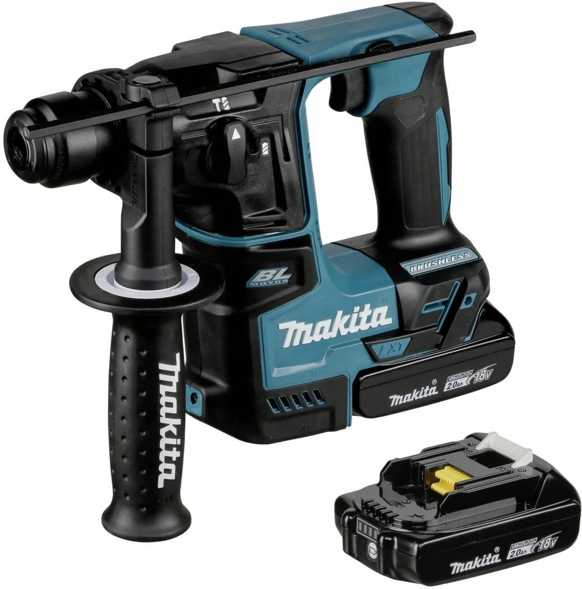 Перфоратор Makita DHR171RAJ 18V LXT с АКБ 2x2,0 Ah и ЗУ