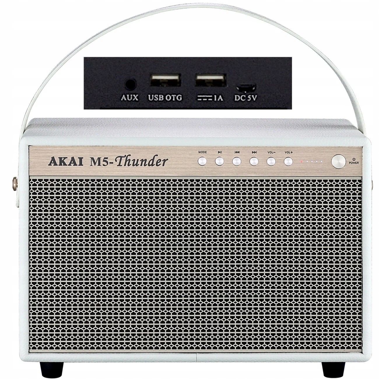Беспроводная колонка Akai M5 Thunder White