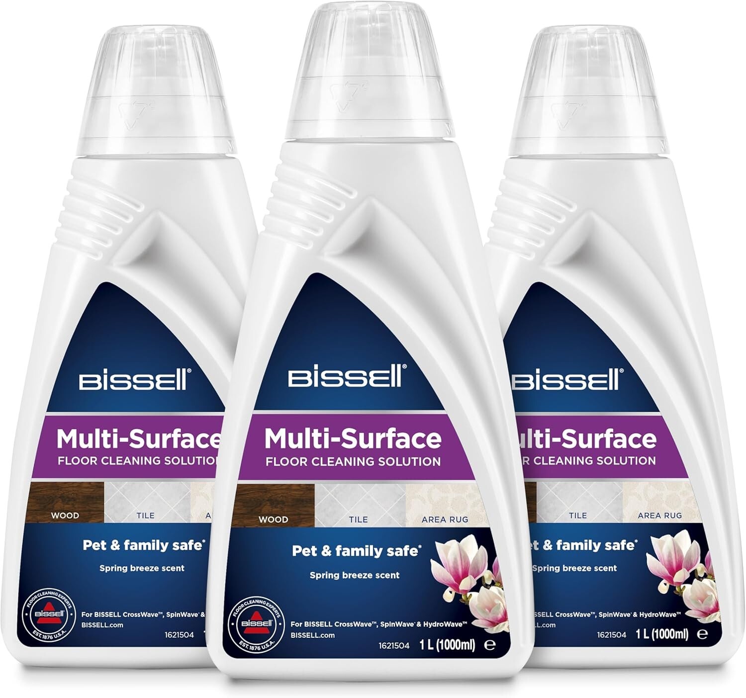 Набор моющих средств BISSELL MultiSurface Trio Pack 2885 (3 × 1 л)