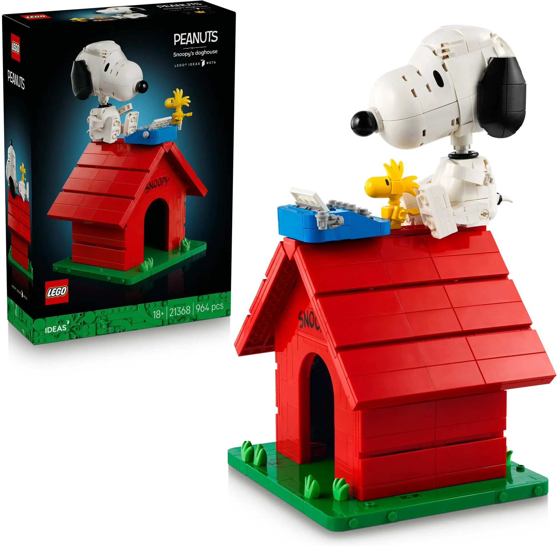 Конструктор LEGO Ideas 21368 Арахис: Будка Снупи