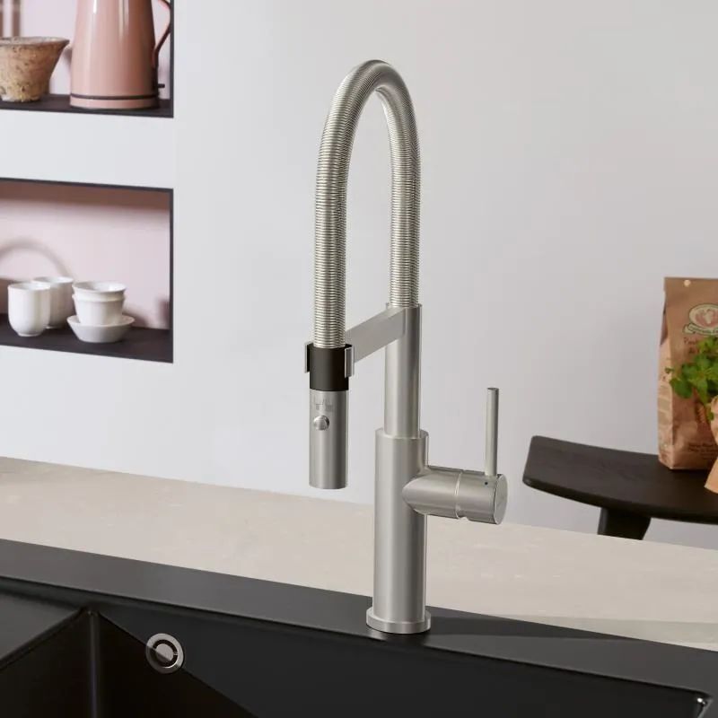 Смеситель для кухни Villeroy & Boch Steel Expert матовая нержавеющая сталь 926500LC