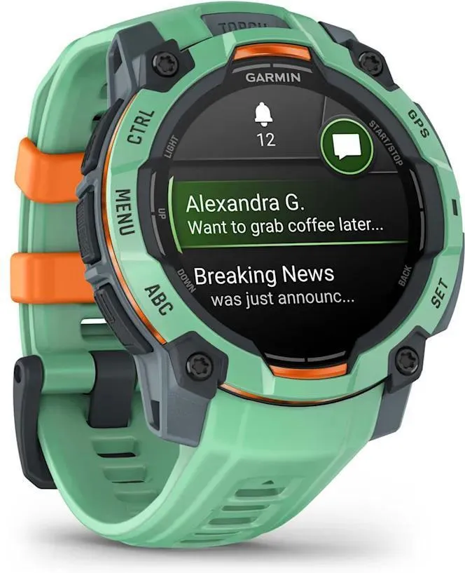 Смарт-часы Garmin Instinct 3 45 мм зеленый