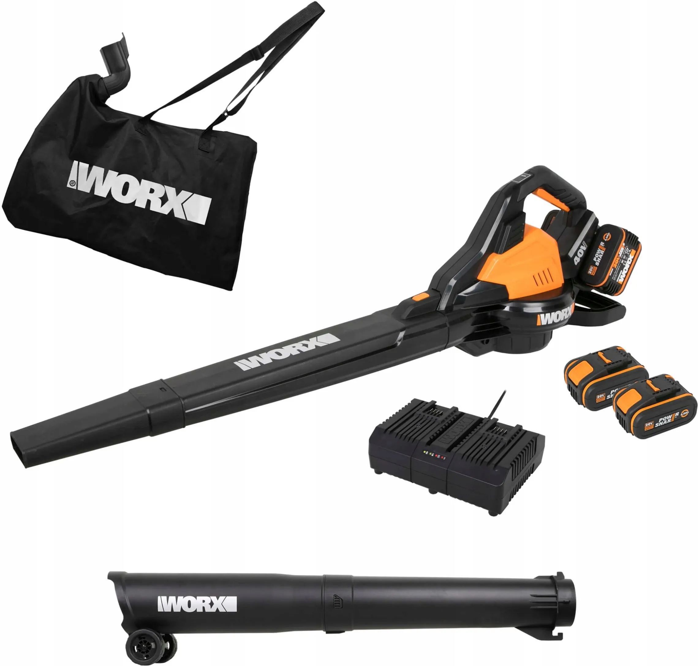 Аккумуляторная воздуходувка Worx WG583E