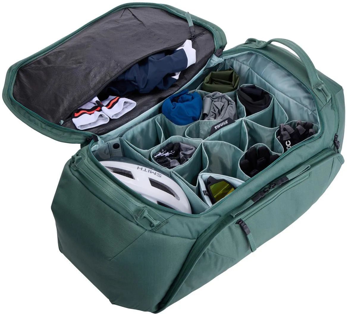 Велосипедная сумка Thule Bike Duffel 55L серо-зеленая