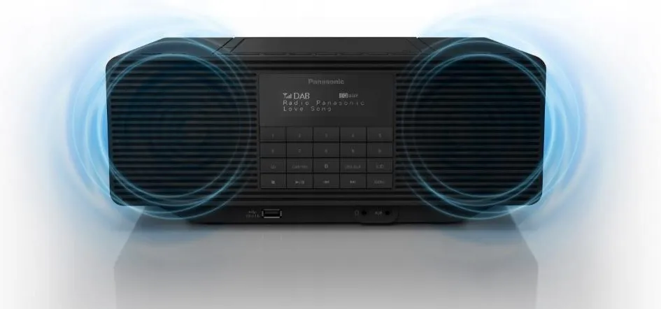 Радиомагнитола Panasonic RX-D70BTEG-K черная