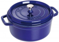 Чугунная круглая кастрюля Staub Cocotte Ø 30 см, гранатовая 40510-286-0