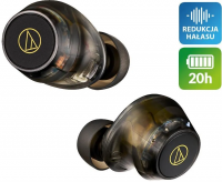 Беспроводные наушники Audio-technica ATH-CKS30TW прозрачные