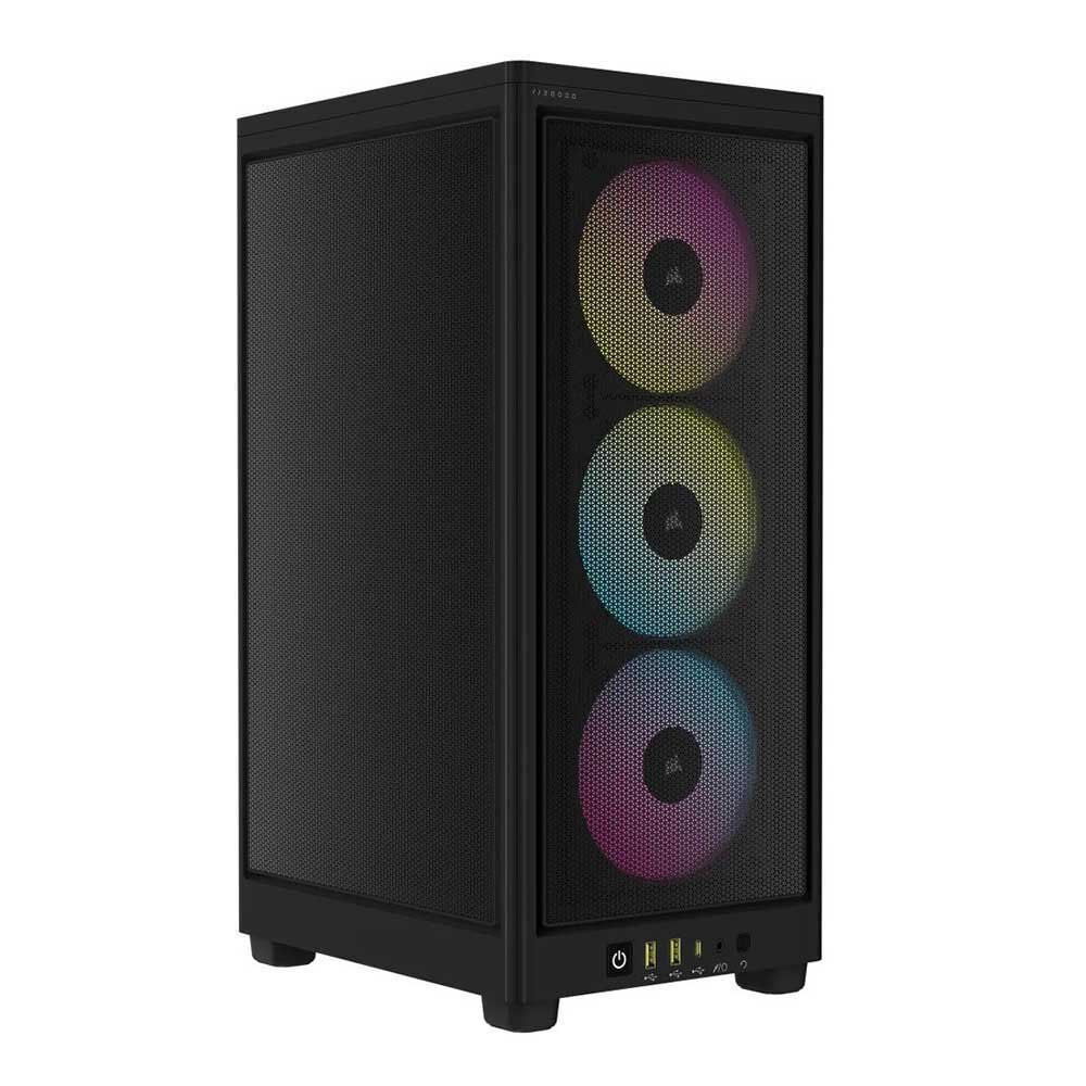 Компьютерный корпус Corsair iCUE 2000D RGB AIRFLOW Mini-ITX, черный цвет