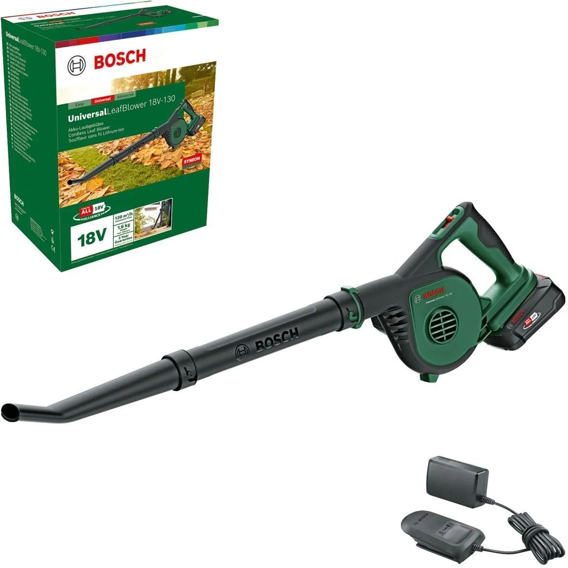 Аккумуляторный воздуходув Bosch UniversalLeafBlower 18V-130 (06008A0600)