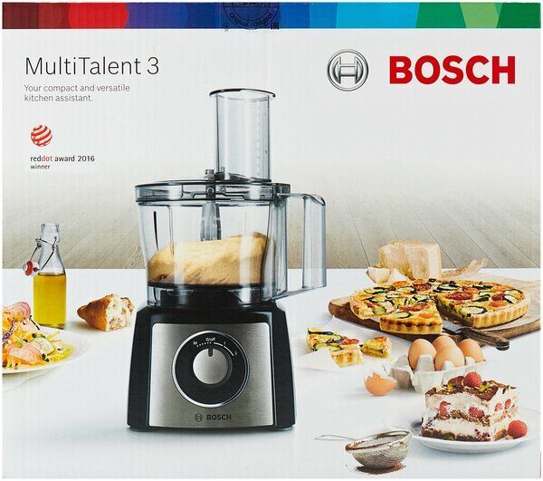 Комбайн кух. Bosch MCM3501M, черный/нерж. сталь