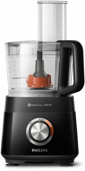 Кухонный комбайн Philips HR7510/10 Daily Collection с 29 функциями, 800 Вт, чeрный