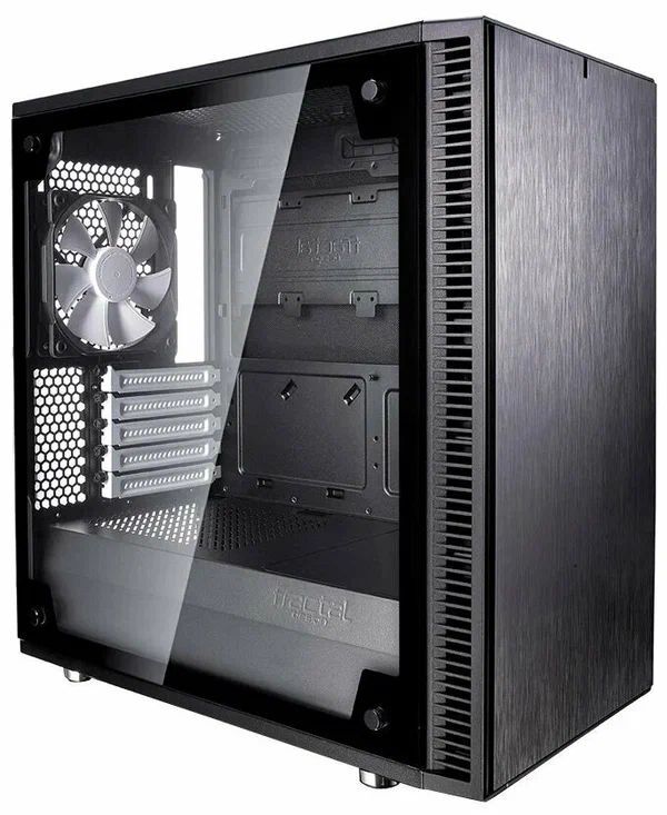 Компьютерный корпус Fractal Design Define Mini C TG черный (FD-C-DEFMINI-CBKTG)