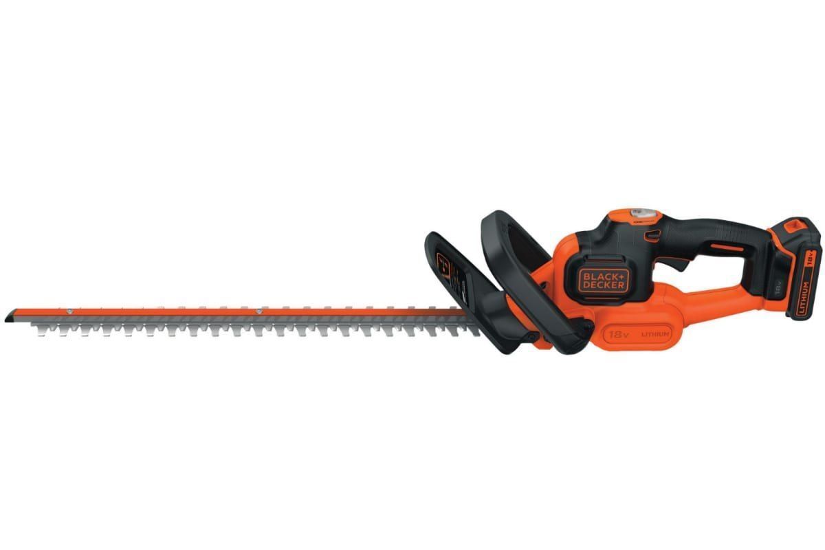 Электрический кусторез аккумуляторный BLACK+DECKER GTC18452PC, 2 А ч, 18 В