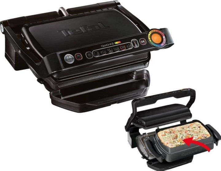 Электрический гриль Tefal OPTIGRILL+ SNACKING&BAKING GC714834
