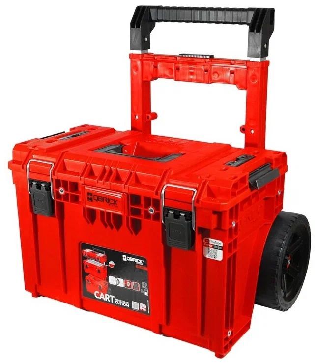 Ящик для инструментов Qbrick System PRIME Cart Red Ultra HD Custom 595x425x660 мм