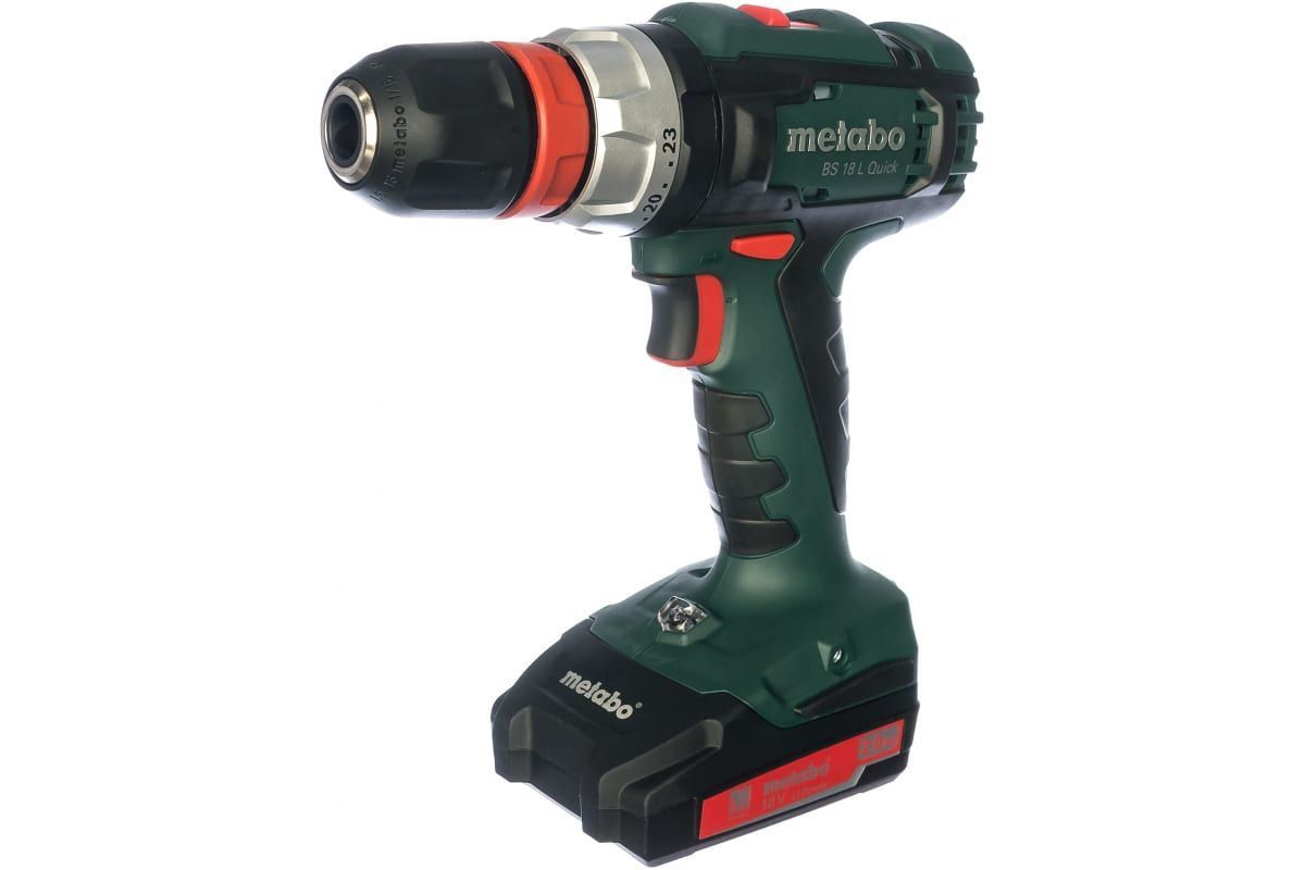Аккумуляторная дрель-шуруповерт Metabo BS 18 L Quick 602320500