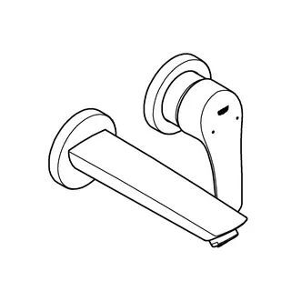 Смеситель для умывальника Grohe Eurosmart Хром 29337003
