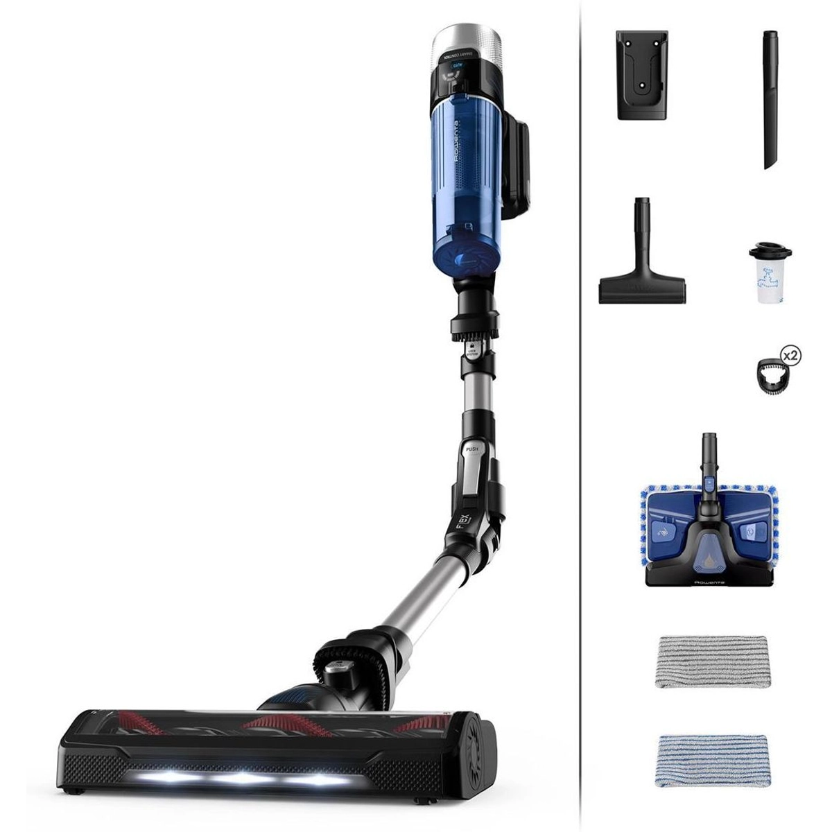 Вертикальный пылесос Rowenta X-Force Flex 9.60 Auto Allergy Aqua RH20C0WO