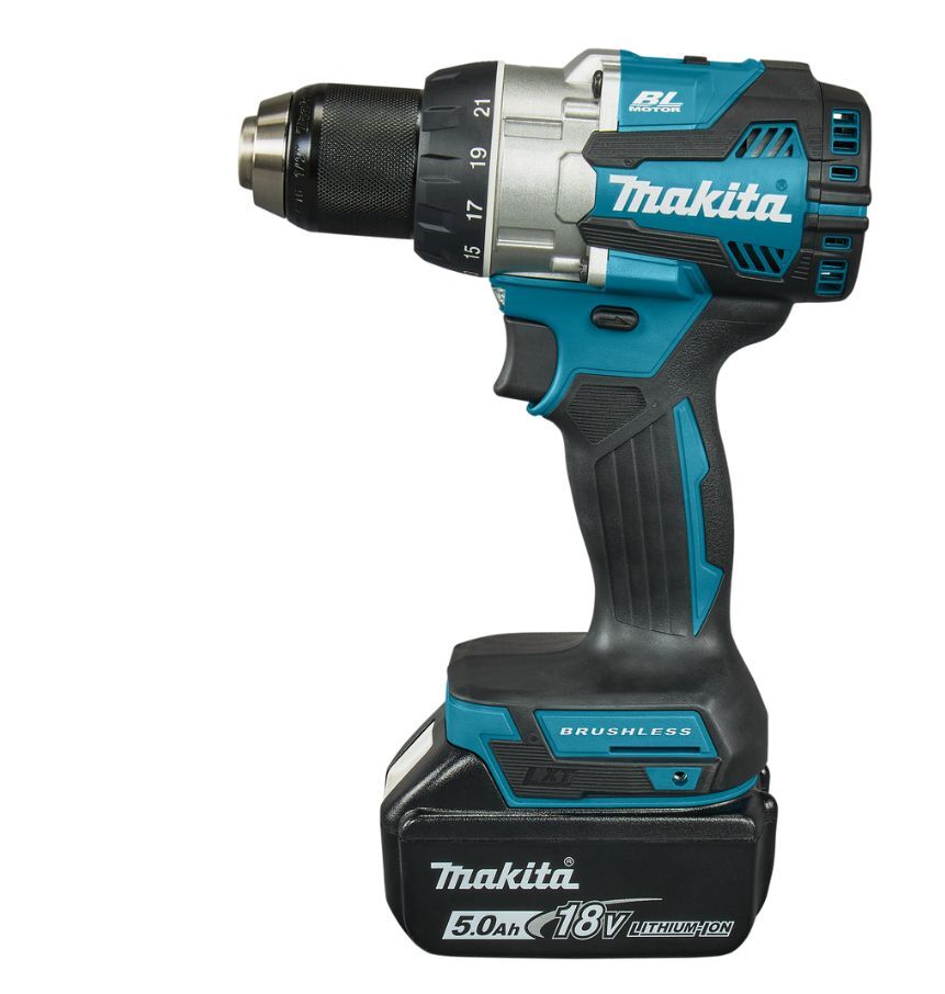 Ударная дрель Makita DDF489RTJ 18V с АКБ 2x5,0 Ah и ЗУ 73 Нм